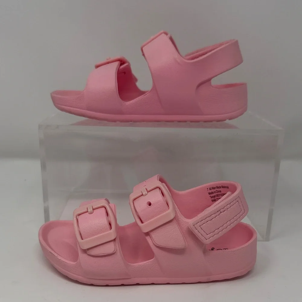 Cat & Jack Light Pink Kids Sandals Water Shoes Size 7